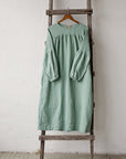 Mint Victorian Linen Dress