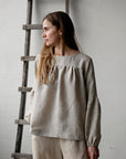 Natural Victorian Linen Tunic