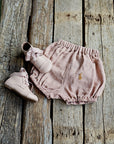 Dusty Rose Linen Bloomers