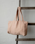 Peach Classic Linen Bag