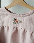 Baby Pink Short Linen Tunic