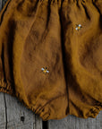 Mustard Exclusive Bee Linen Bloomers
