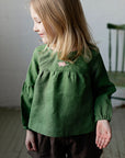 Apple Green Short Linen Tunic
