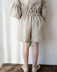 Sand Linen Shorts