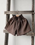 Cacao Linen Shorts
