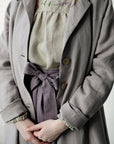 Lavender Emma Linen Coat