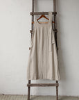Natural Sleeveless Linen Dress