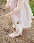 Baby Pink Linen Pinafore Linen Dress