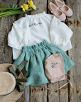 White Parachute Linen Tunic