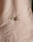 Dusty Rose Linen Pinafore Linen Dress