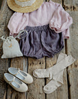 Mauve Linen Bloomers