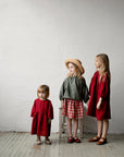 Cherry Tea Linen Dress