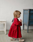 Cherry Tea Linen Dress