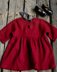Cherry Tea Linen Dress