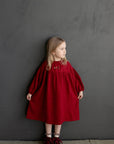 Cherry Parachute Linen Dress