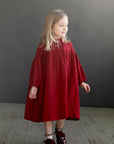 Cherry Parachute Linen Dress