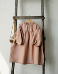 Dusty Rose Parachute Linen Dress