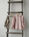 Baby Pink Linen Tunic Dress