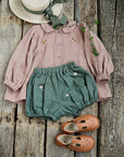 Sage Exclusive Blossom Linen Bloomers