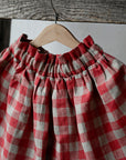 Garden Festive Midi Linen Skirt