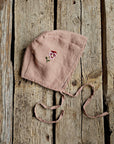 Dusty Rose Classic Linen Bonnet