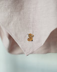 Baby Pink Linen Scarf