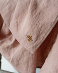 Dusty Rose Linen Scarf