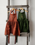 Rust Linen Apron