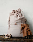 Fawn in the Meadow Pouch Linen Bag