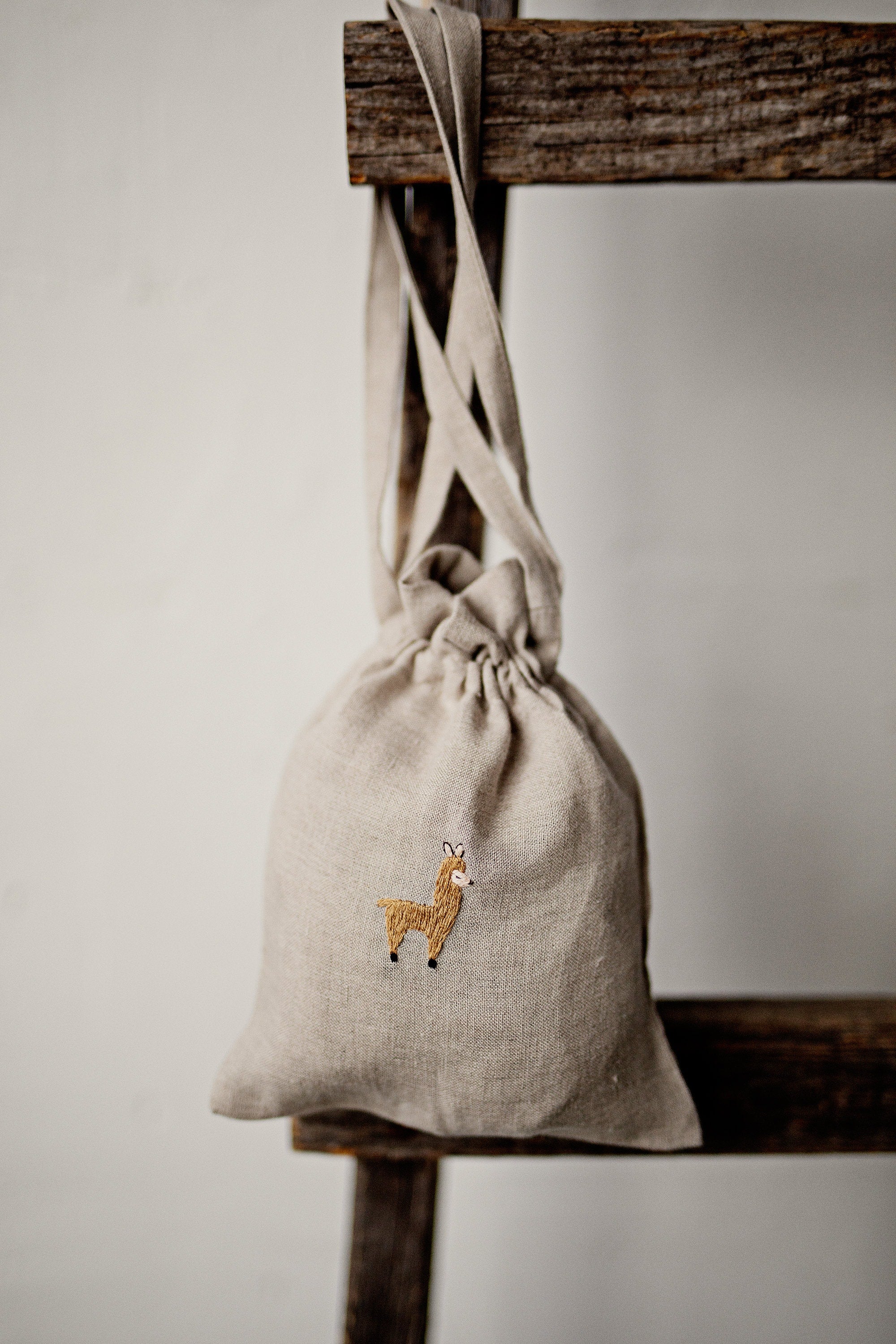 Alpaca Pouch Linen Bag – allthebeautifullinen