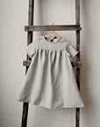 Fog Grey Summer Linen Dress
