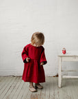 Cherry Tea Linen Dress