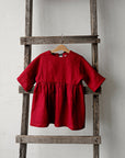 Cherry Tea Linen Dress