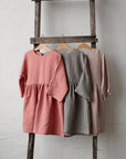Salmon Tea Linen Dress