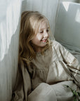 Sand Parachute Linen Dress