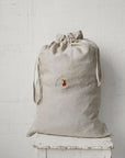 Fox and Lily of the Valley Pouch Linen Bag