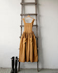 Mustard Cottage Linen Dress