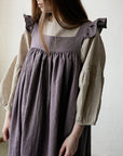 Mauve Prairie Linen Dress