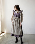 Natural Apple Linen Apron