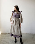 Natural Apple Linen Apron