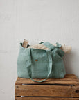 Mint Classic Linen Bag