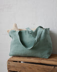 Mint Classic Linen Bag