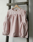 Baby Pink Victorian Linen Tunic