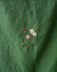 Apple Green Traditional Linen Apron