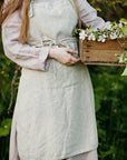 Natural Traditional Linen Apron