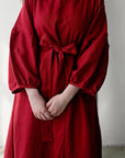 Cherry Kimono Linen Dress