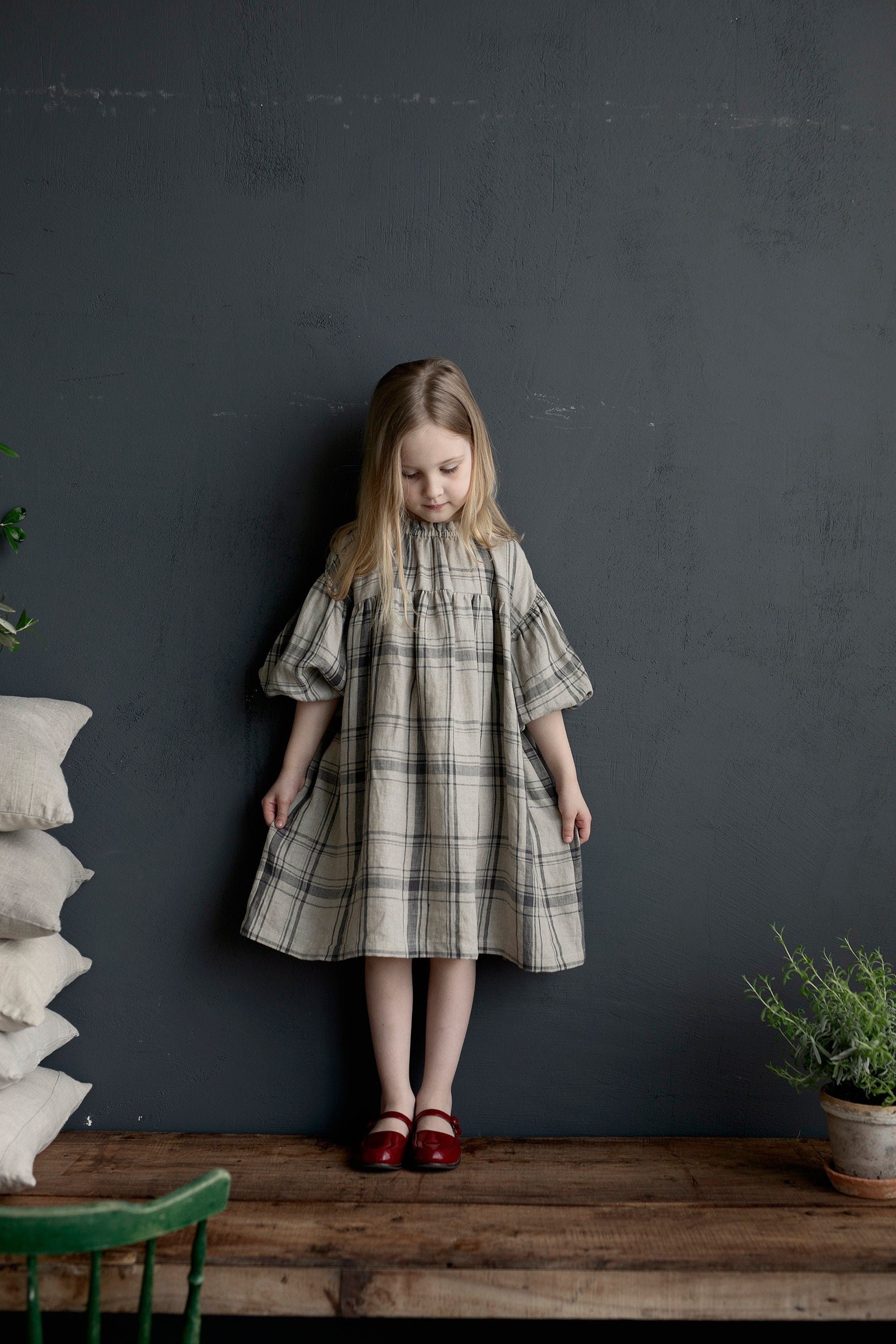 Cottage Parachute Linen Dress allthebeautifullinen Cottage Parachute Linen Dress allthebeautifullinen