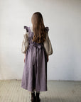 Mauve Prairie Linen Dress