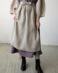 Natural Apple Linen Apron