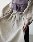 Natural Apple Linen Apron